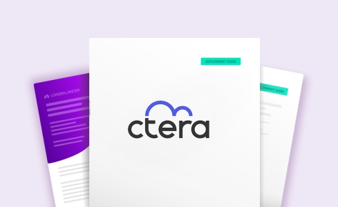 CTERA Portal deployment brief